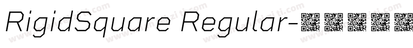RigidSquare Regular字体转换